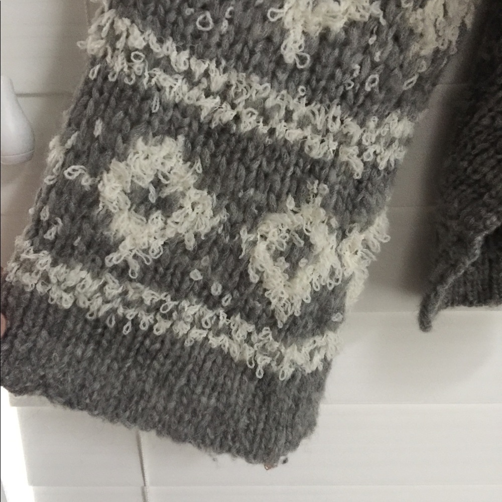 Free People oversized boxy crop sweater - Picture 4 of 5